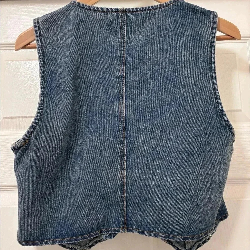 NWT CiSono  Rhinestone Vest - Picture 6 of 6